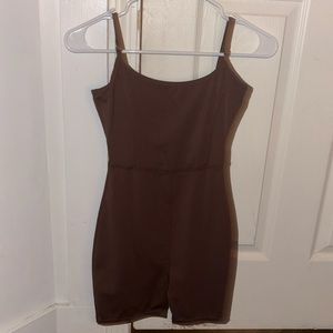 women’s size small brown onesie/playsuit